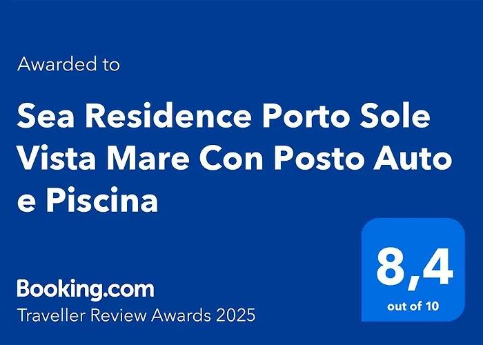 Sea Porto Sole Vista Mare Con Posto Auto E Piscina Appartement